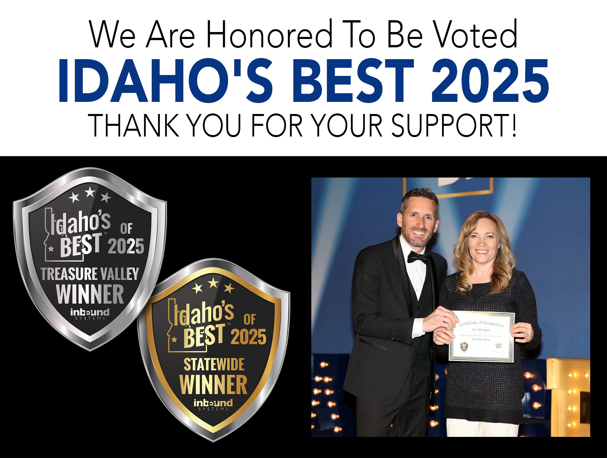 2025 winner of Idaho's best